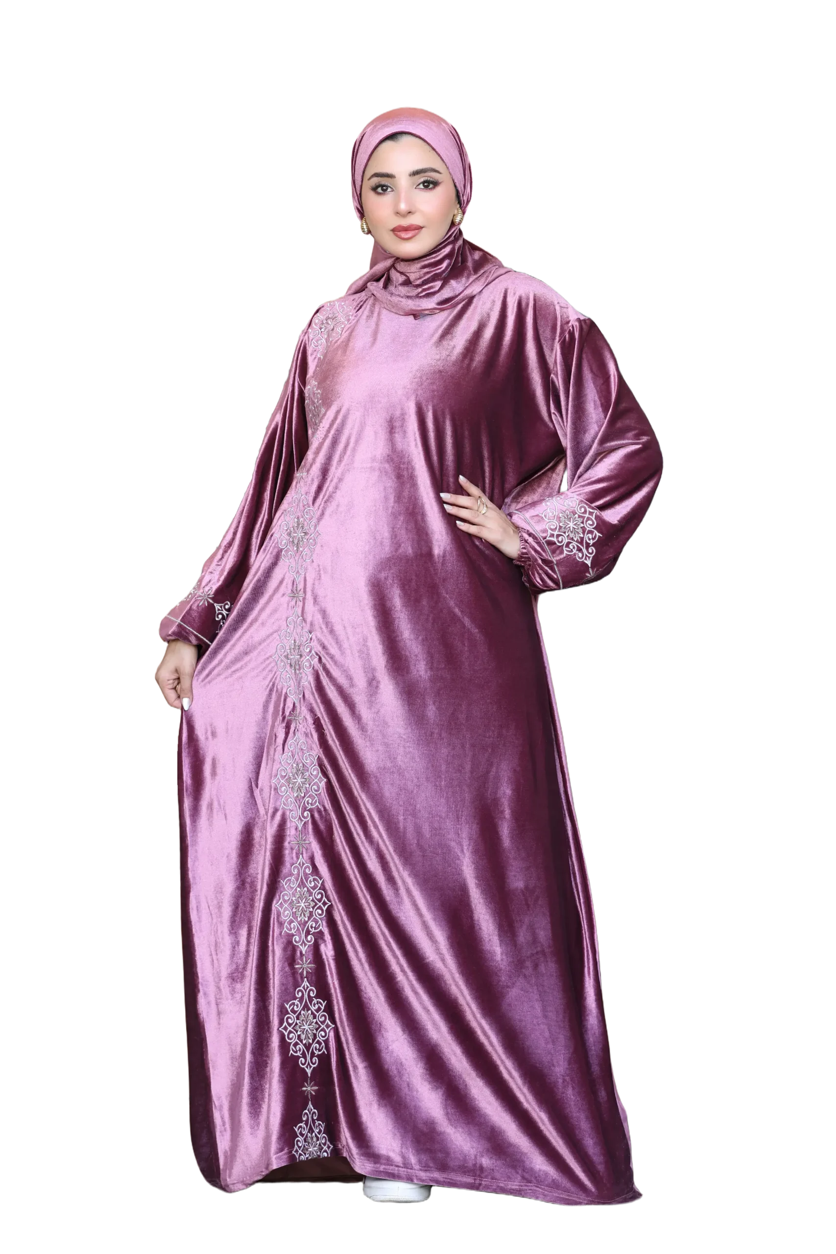 إسدال غَمزة – موديل 403 – روز