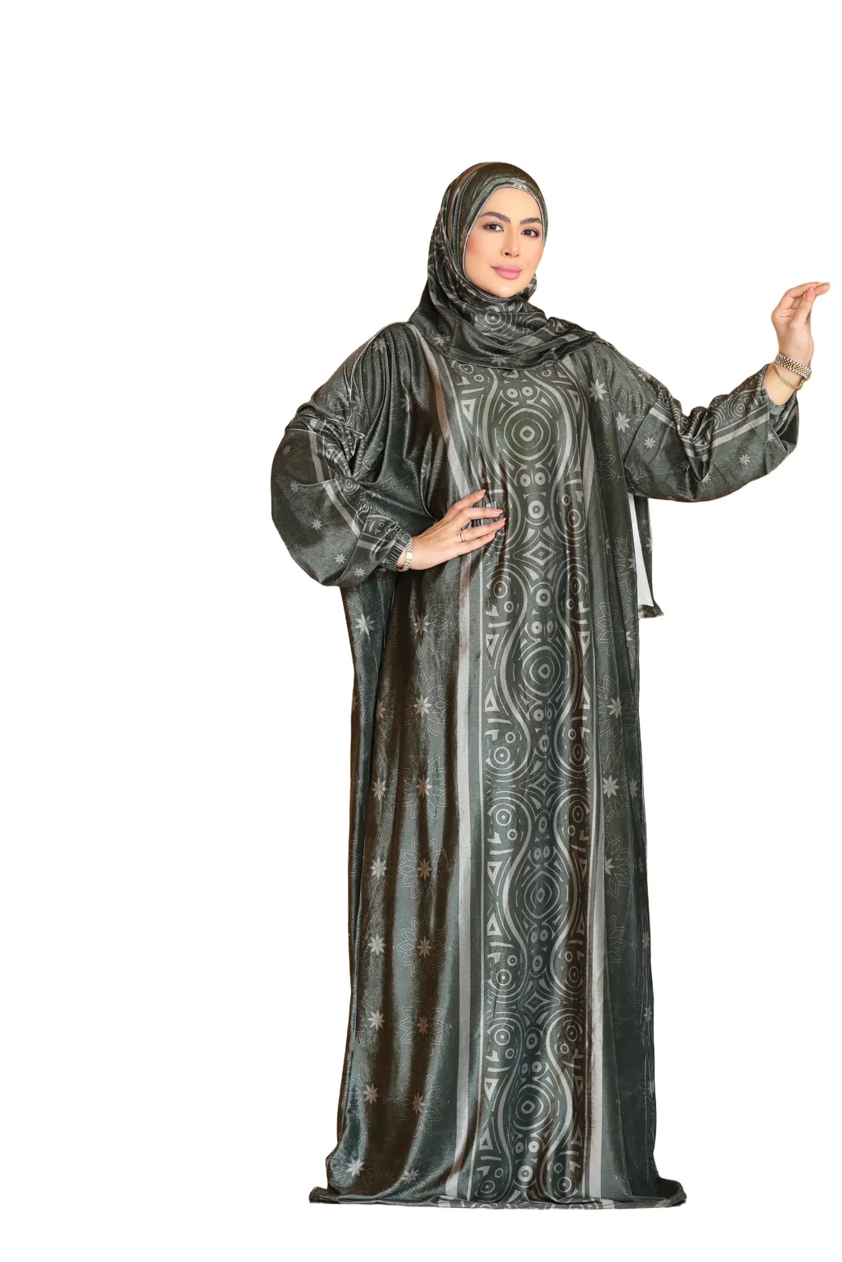 إسدال موديل 429 – رمادي – صورة 1